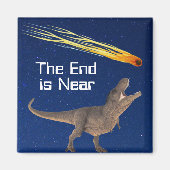 Aimant Meteor Dinosaur End Est Près D'Une Catastrophe (Devant)