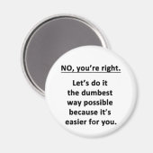 Aimant Méthode douteuse (Recto/Verso)