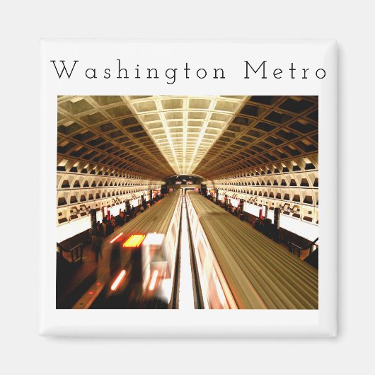 Aimant Métro de Washington (Devant)