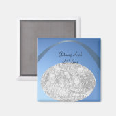 Aimant Mettez-vous dans l'ARCHE (Recto/Verso)