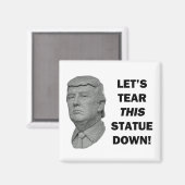 Aimant Mettons cette statue en bas (Recto/Verso)