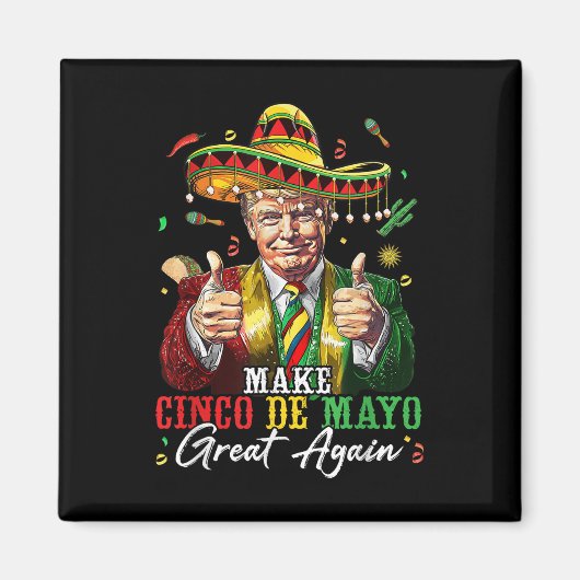 Aimant Mexicain Rendre Fantastique Cinco De Mayo (Devant)
