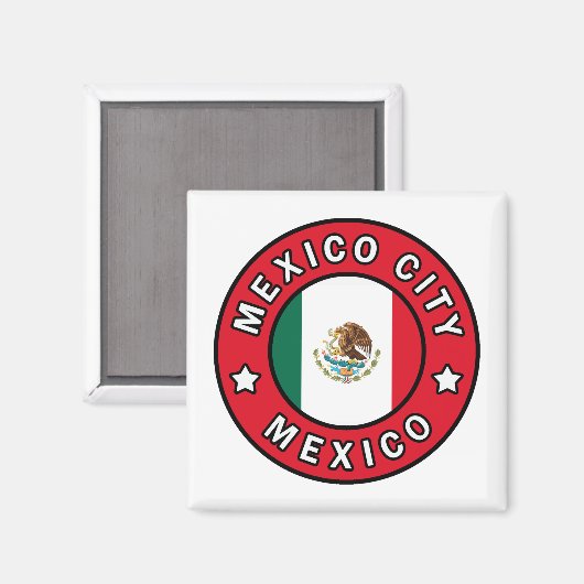 Aimant Mexico City Mexico (Recto/Verso)