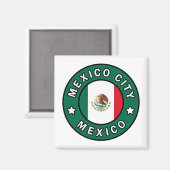 Aimant Mexico City Mexico (Recto/Verso)