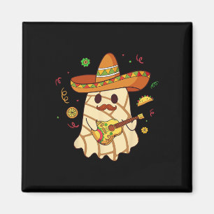 Aimant Mexique Éffrayant Ghost Jouer Guitare Conchas Pan