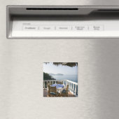 Aimant Mexique, Guerrero, Zihuatanejo. Table Café sur (In Situ (Lave-vaisselle))