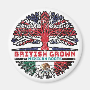 Aimant Mexique Mexique Royaume-Uni British Tree
