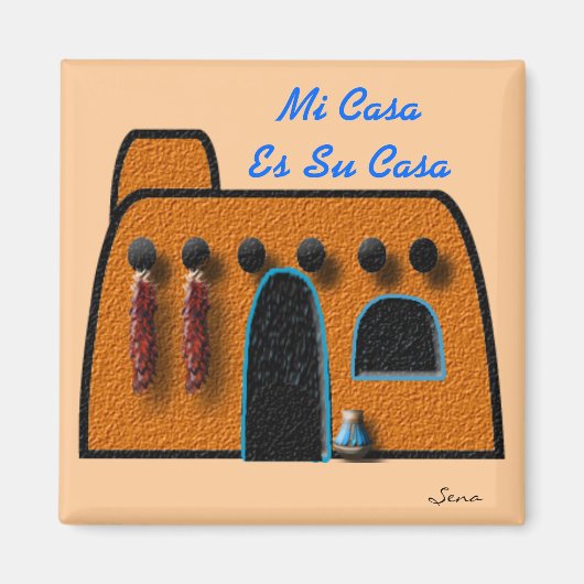 Aimant Mi Casa Es Su Casa (Devant)