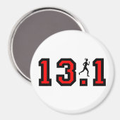 Aimant Mi-marathon féminin (Recto/Verso)