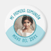 Aimant Mi primera comunión con foto recuerdo (Devant)