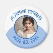 Aimant Mi primera comunión con foto recuerdo (Devant)