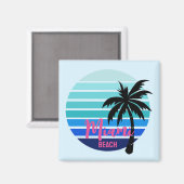 Aimant Miami Beach (Recto/Verso)