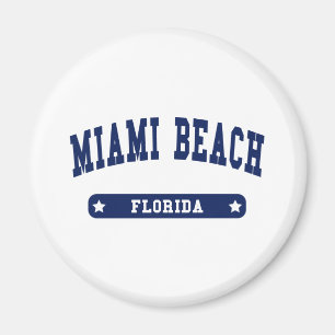 Aimant Miami Beach Florida College Style tee - shirts