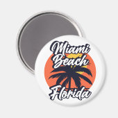 Aimant Miami Beach, Floride (Recto/Verso)