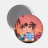 Aimant Miami Beach, Floride (Recto/Verso)