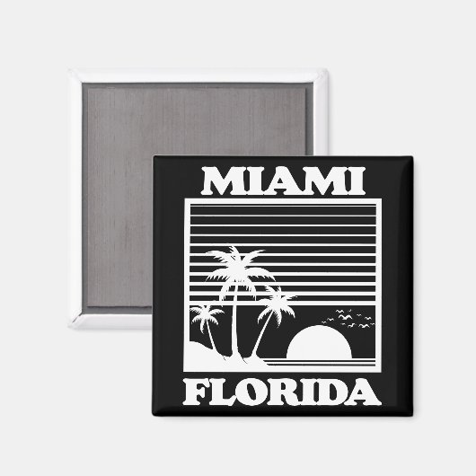 Aimant Miami, Floride (Recto/Verso)