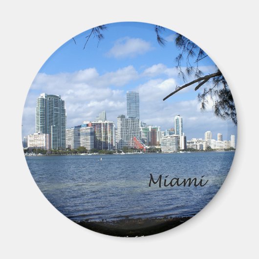 Aimant Miami Skyline (Devant)