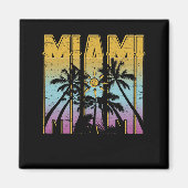 Aimant Miami Vacation Souvenir - Retro Beach Apparel (Devant)