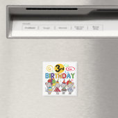 Aimant Mice 3e anniversaire T-shirts et cadeaux (In Situ (Lave-vaisselle))