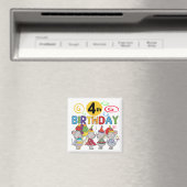 Aimant Mice 4th Birthday T-shirts et cadeaux (In Situ (Lave-vaisselle))