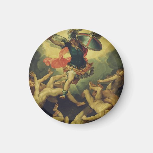 Aimant Michael et les anges déchus par Giuseppe Cesari (Devant)