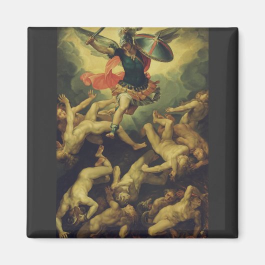 Aimant Michael et les anges déchus par Giuseppe Cesari (Devant)