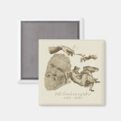 Aimant Michel-Ange (Recto/Verso)