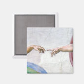 Aimant Michelangelo - Création d'Adam Isolé (Recto/Verso)