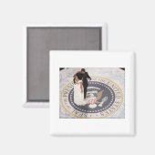 Aimant Michelle et Barack Obama (Recto/Verso)