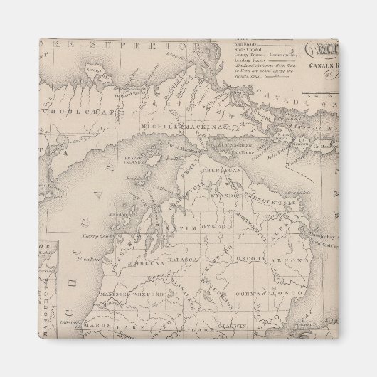 Aimant Michigan 9 (Devant)