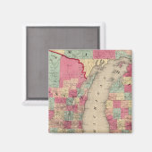 Aimant Michigan et Wisconsin (Recto/Verso)
