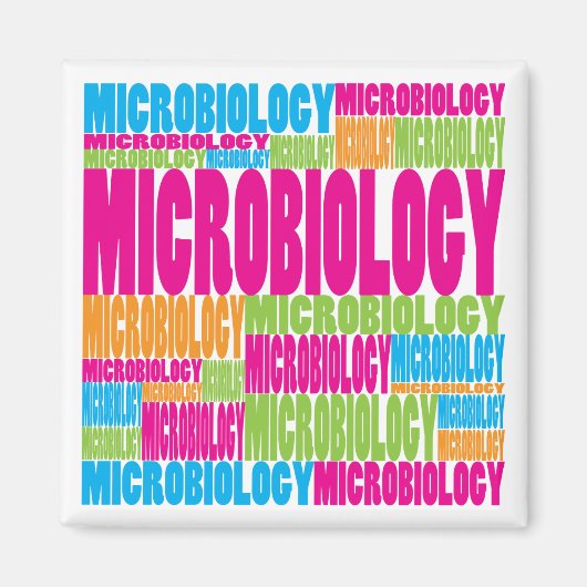 Aimant Microbiologie colorée (Devant)