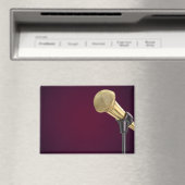 Aimant Microphone audio d'or (In Situ (Lave-vaisselle))