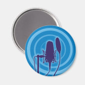Aimant Microphone de studio (Recto/Verso)