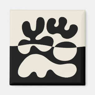 Aimant Mid Century Moderne Bioabstraction