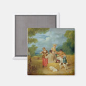 Aimant Midi, 1799 (huile sur toile) (Recto/Verso)