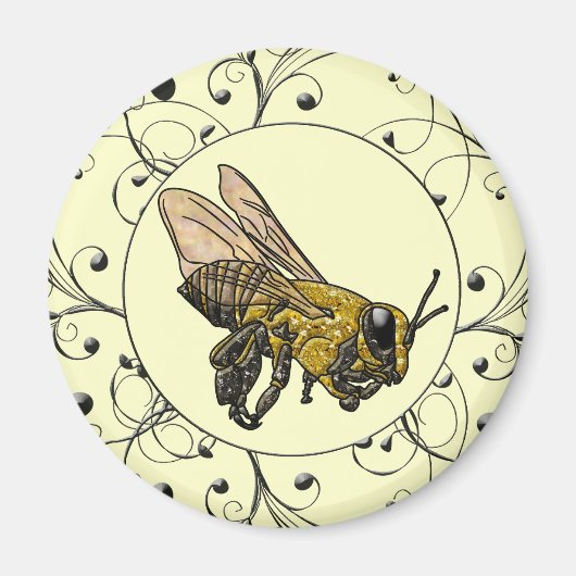 Aimant Miel Bee (Devant)
