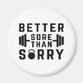 Aimant Mieux vaut souffrir que désolé (Devant)