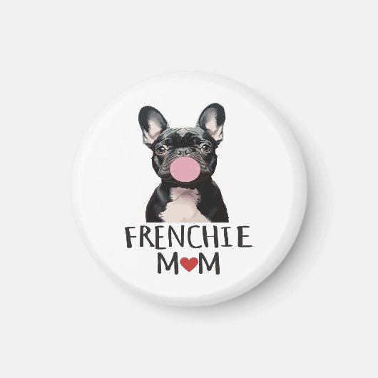 Aimant Mignon bouledogue français (Devant)