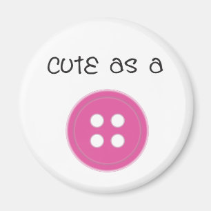 Aimant Mignon comme bouton - fille