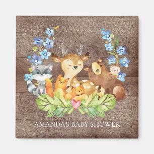 Aimant mignon de faveur de baby shower d'animaux