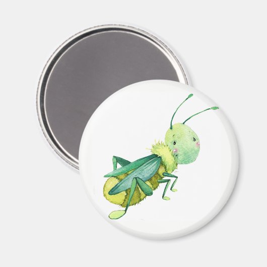 Aimant mignon de sauterelle (Recto/Verso)