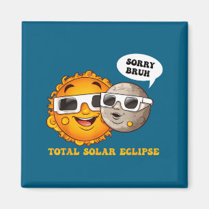 Aimant Mignon Désolé Frangin Éclipse Solaire Totale