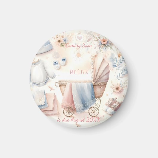 Aimant Mignon faire-part de l'annonce à venir Invitation (Devant)