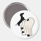 Aimant Mignon fantôme amateur de teckel (Recto/Verso)