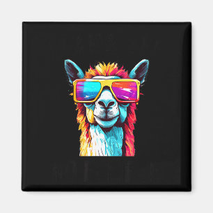 Aimant Mignon Lama Éclipse Solaire 8 Avril