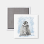 Aimant Mignon poussin de pingouin dans le dessin animé d (Recto/Verso)