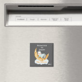 Aimant Mignon Promu Papa Bébé Manchot (In Situ (Lave-vaisselle))