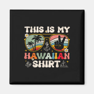 Aimant Mignonne C'Est Mon Costume Luau Tropical Hawaïen P