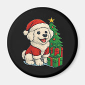 Aimant Mignonne Chien de Noël, Chien De Noël, Chien De Ch (Devant)